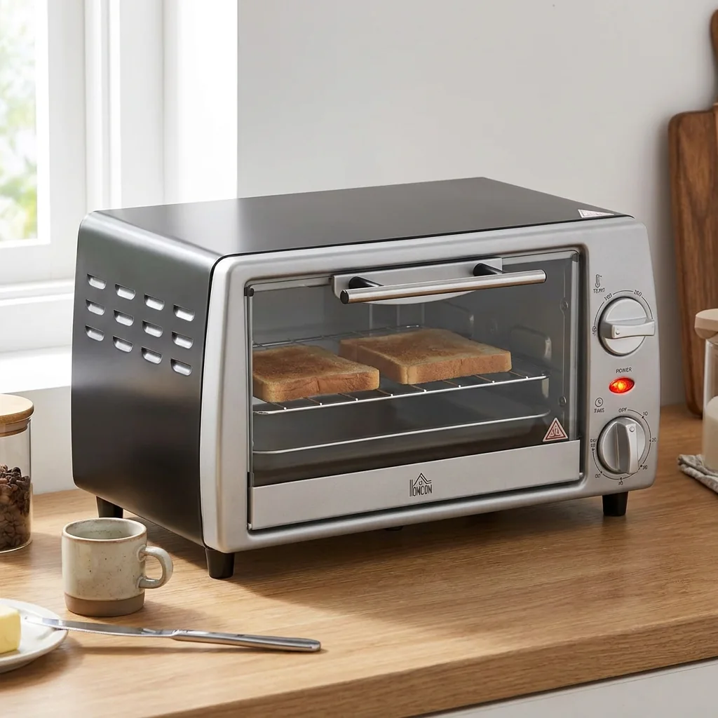 Veredicto: O forno elétrico compacto HOMCOM é uma boa segunda opção, não um substituto.