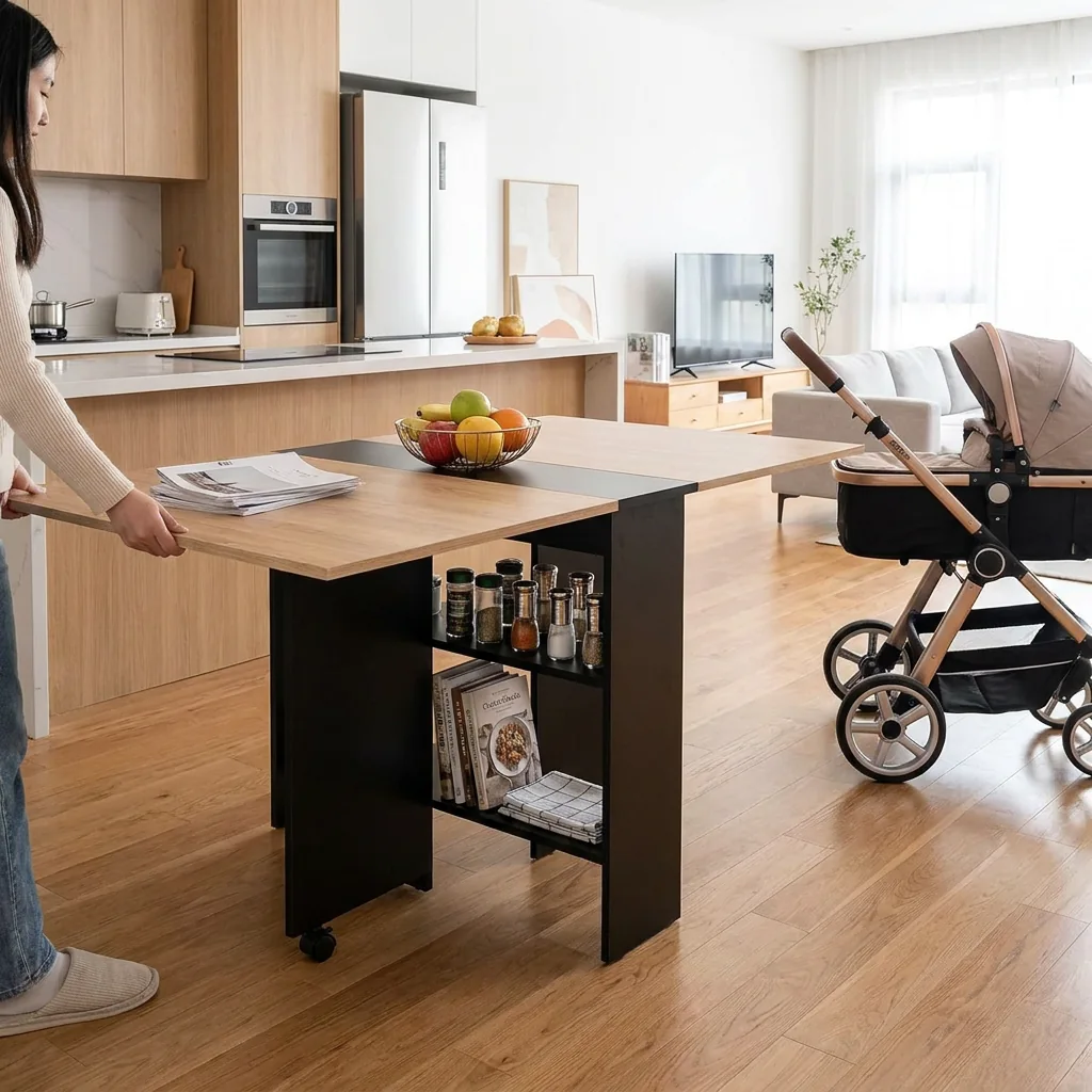 Quando uma mesa dobrável com rodízios oferece valor real (e quando complica as coisas)